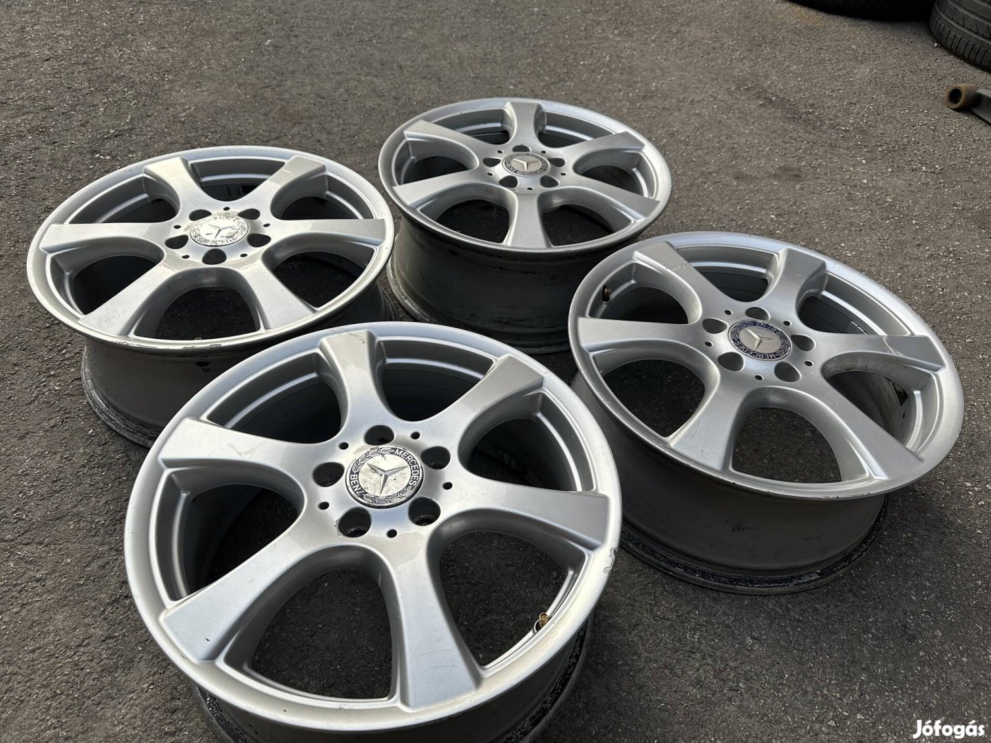 Mercedes 17 Gyári Alufelni BBS 5x112