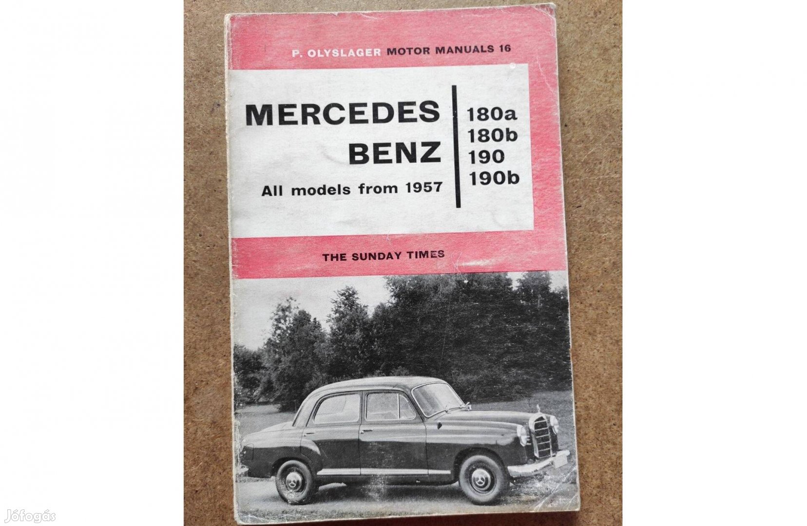 Mercedes 180a, 180b, 190, 190b javítási karbantartási könyv