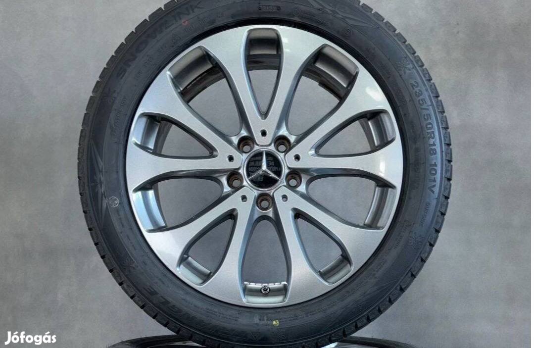 Mercedes 18" 5x112 alufelni felni 235/50r18 téli gumi GLA V Osztály