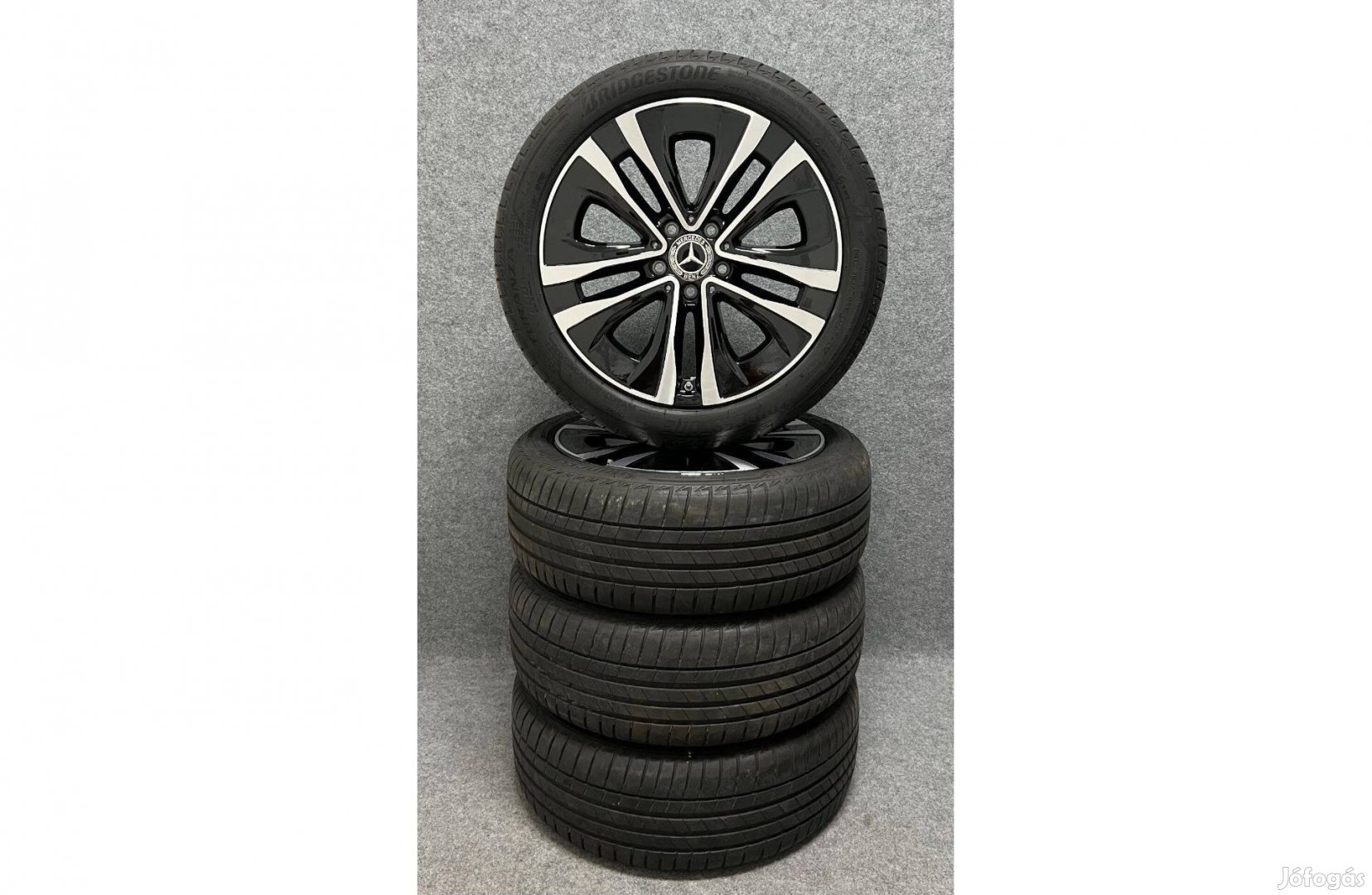 Mercedes 18" 5x112 alufelni felni A B C CLA 225/45r18 bridgestone