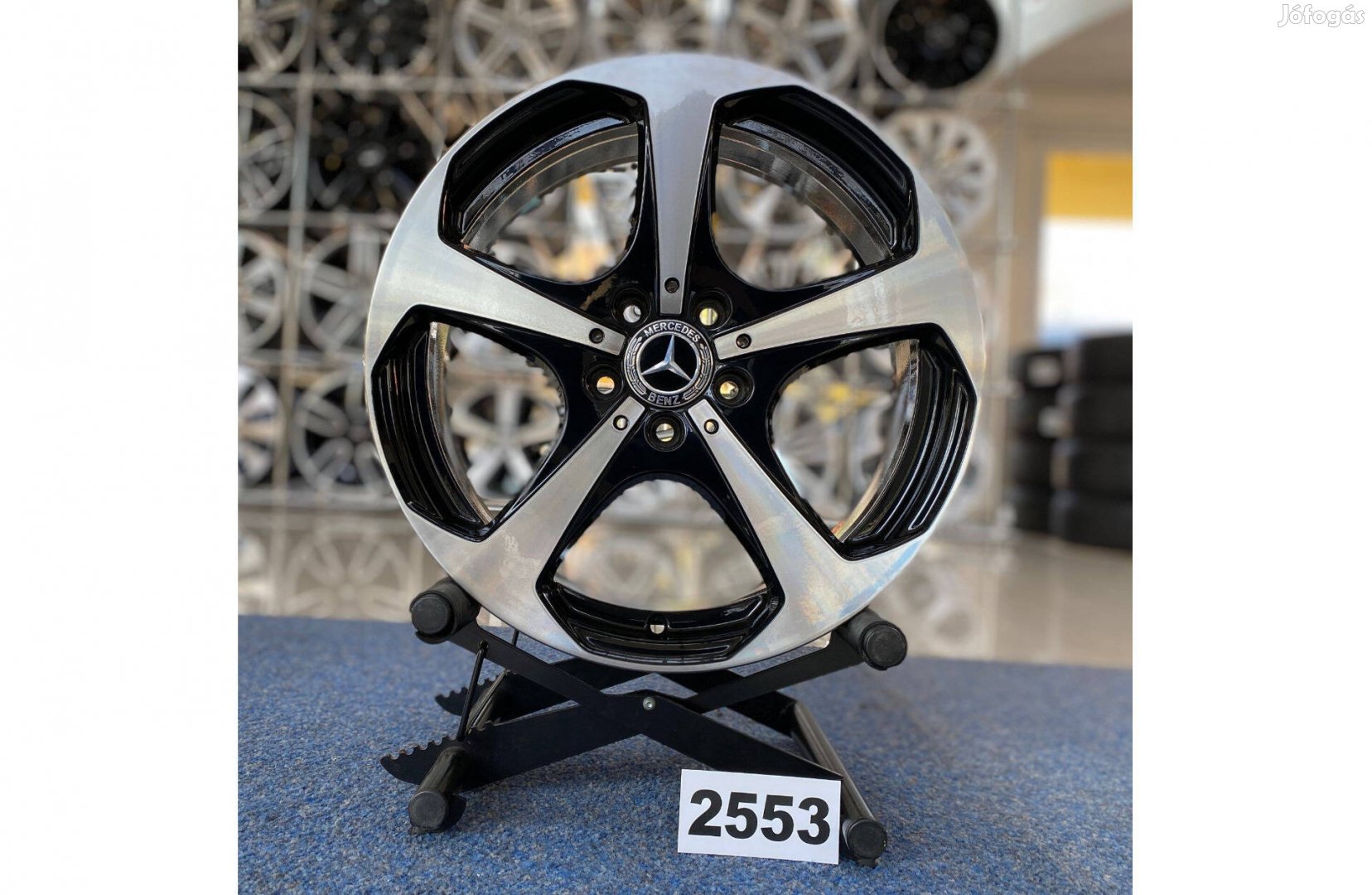 Mercedes 18 gyári új alufelni felni, 5x112, CLA A B osztály (2553)