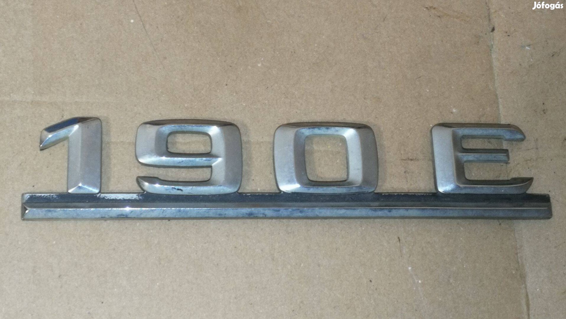 Mercedes 190 E 190E krómozott embléma hátsó felirat