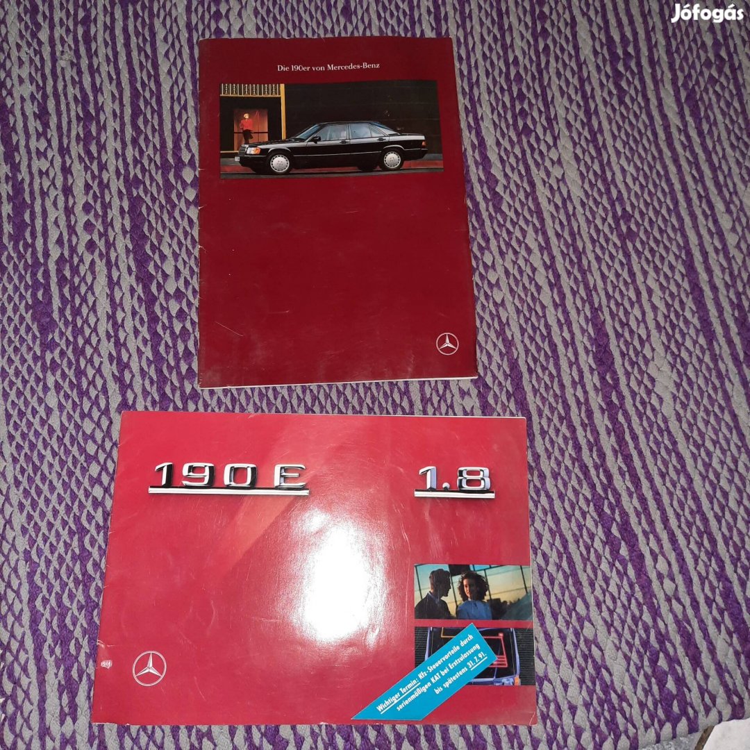 Mercedes 190. katalógusok egyben elafó