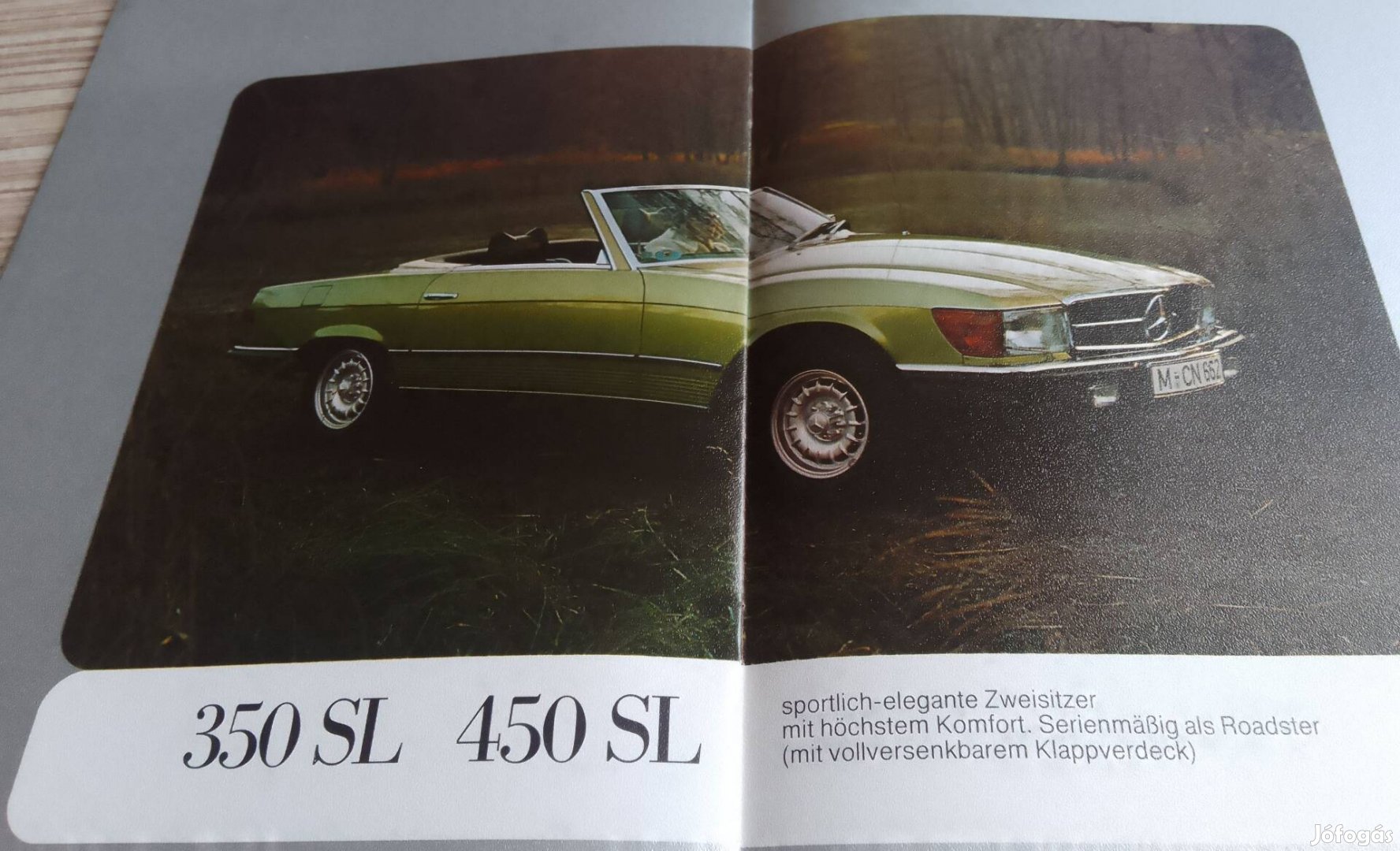 Mercedes 1973 (51 éves!) program prospektus, katalógus 