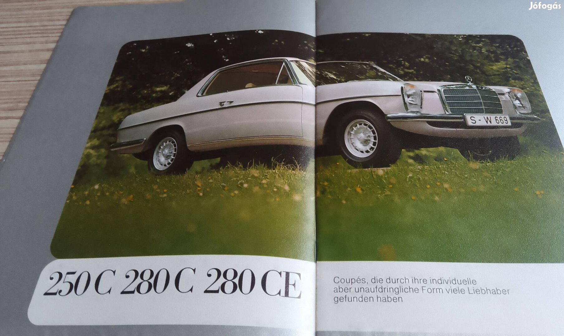 Mercedes 1973 (51 éves) program prospektus, katalógus.