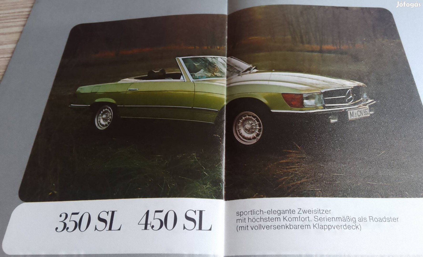 Mercedes 1973 program prospektus, katalógus.