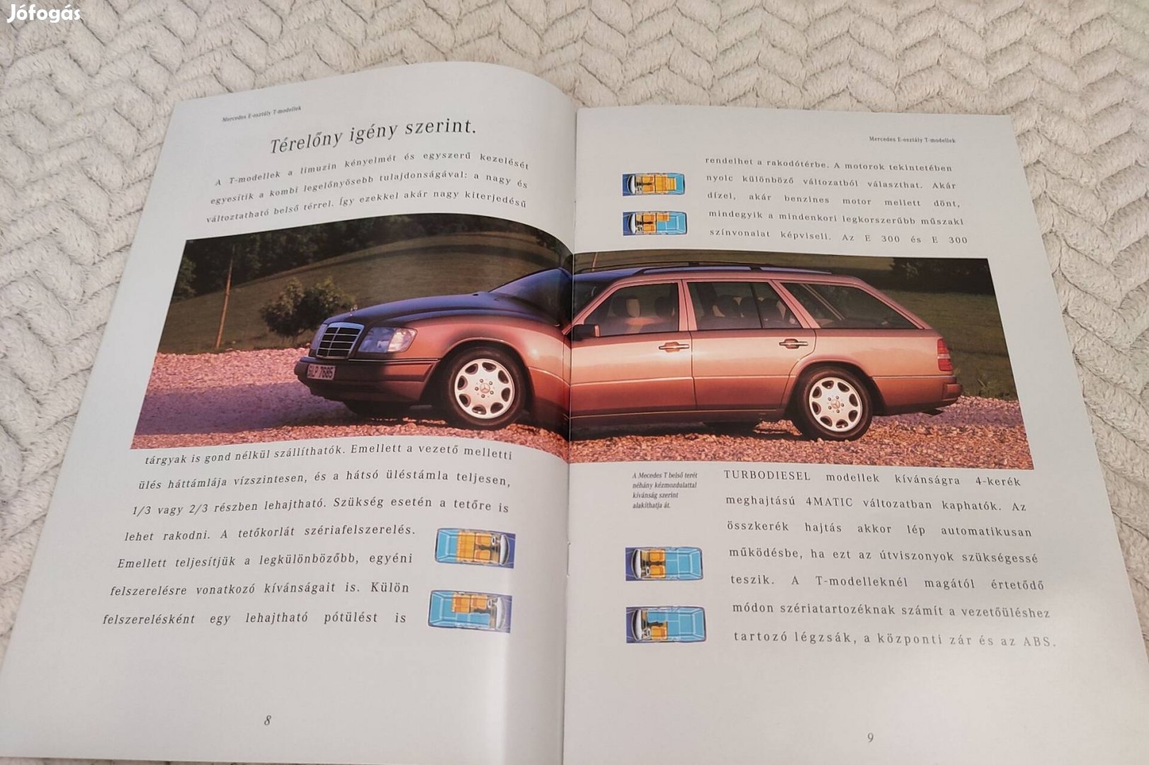 Mercedes 1993 magyar nyelvű, program prospektus, katalógus!!