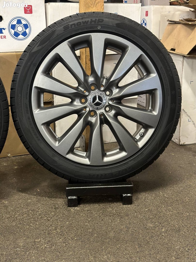 Mercedes 19 Zoll 5x112 patika alufelnik 245/45 R19 új téli gumikkal