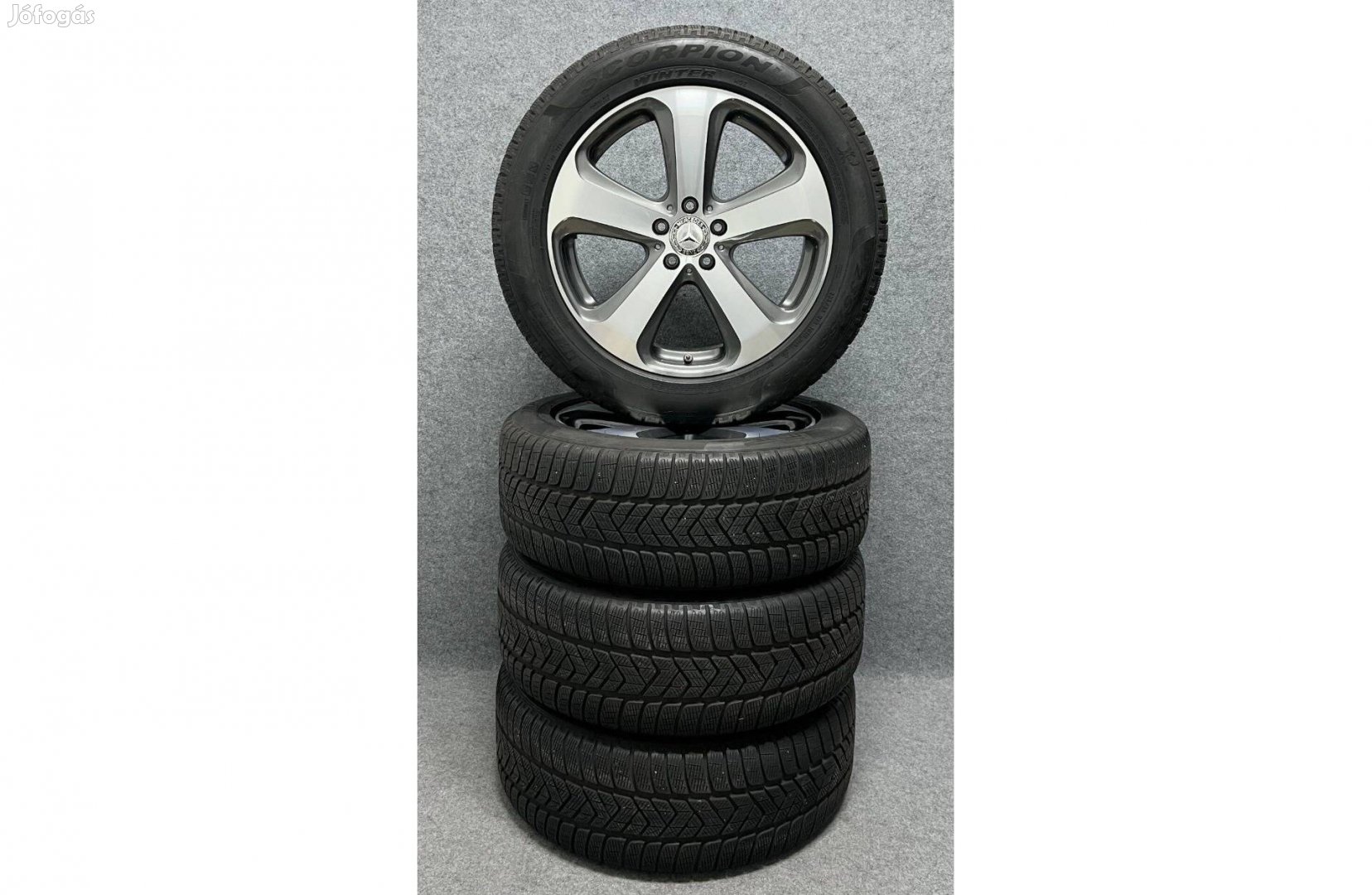 Mercedes 19" 5x112 alufelni felni GLC 235/55r19 téli gumi