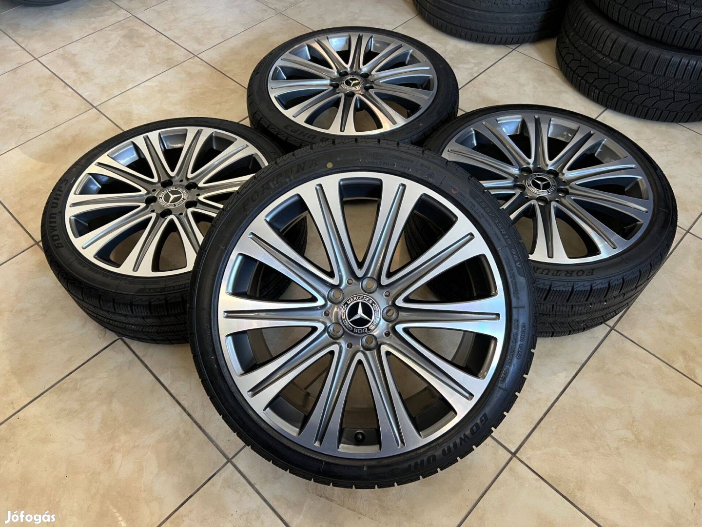 Mercedes 19" 5x112 alufelni felni újszerű téli gumik