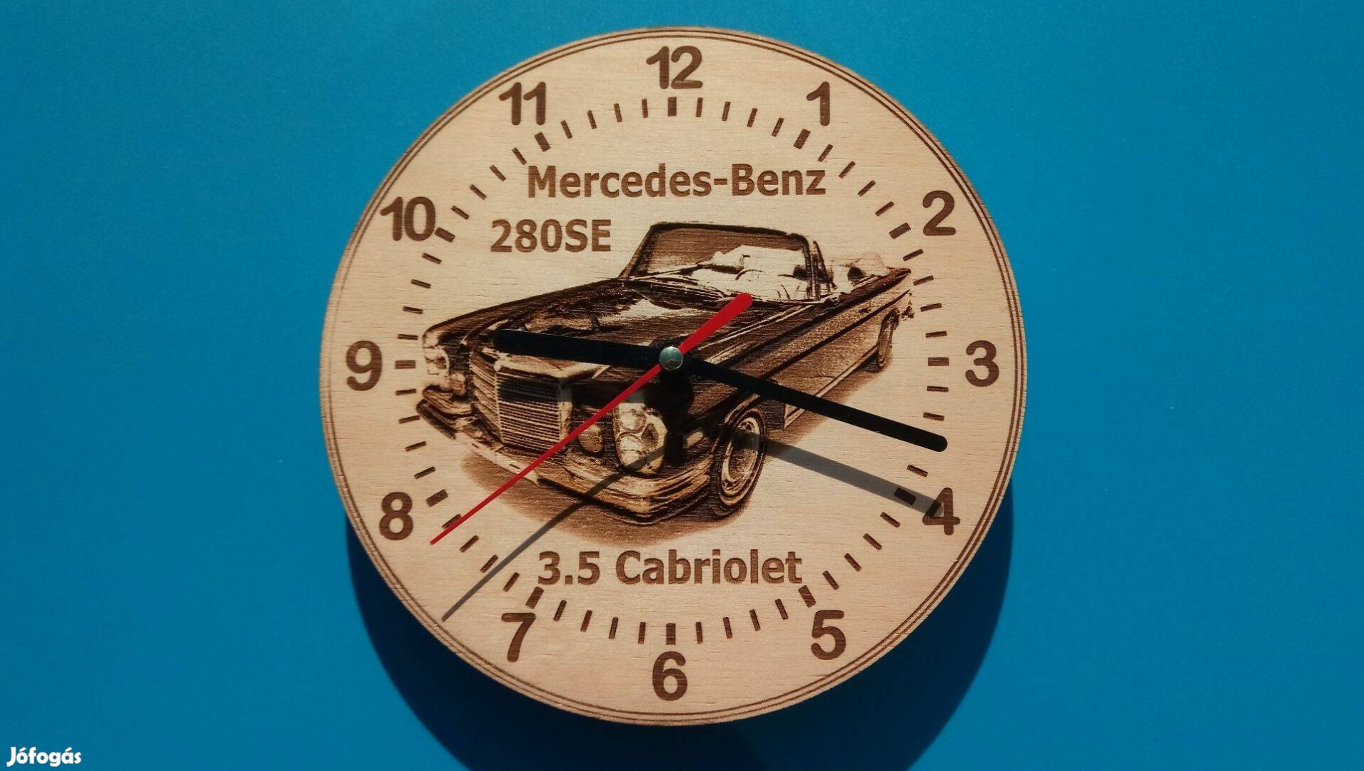 Mercedes 280SE mintás falióra