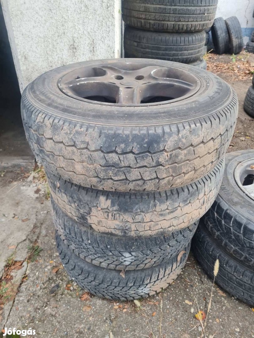 Mercedes 5x112 15" alufelnik 195/70 R15 gumikkal