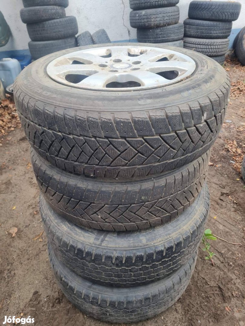 Mercedes 5x112 16" alufelni 195/65 R16 gumikkal