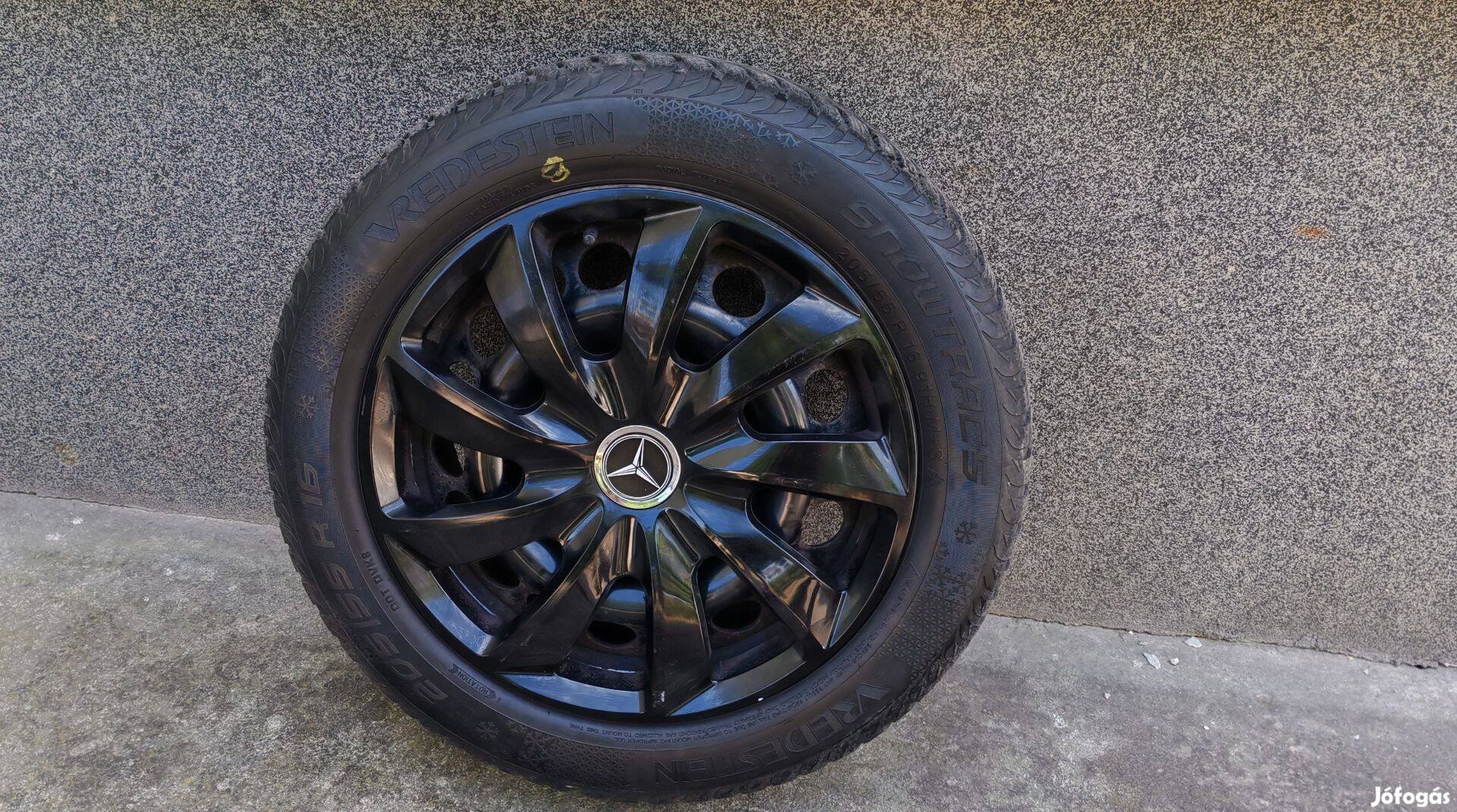 Mercedes 5x112 acélfelnik Tpms szenzorokkal+téli gumik