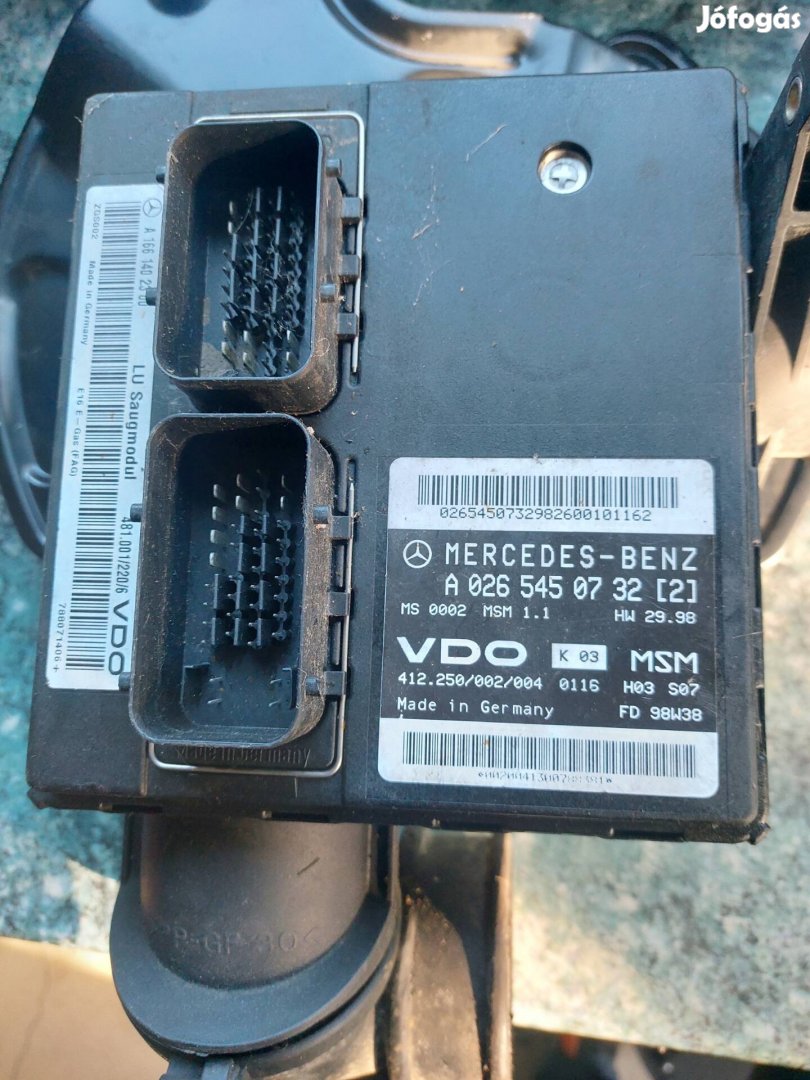 Mercedes A140 A160 w168 motorvezérlö A0265450732