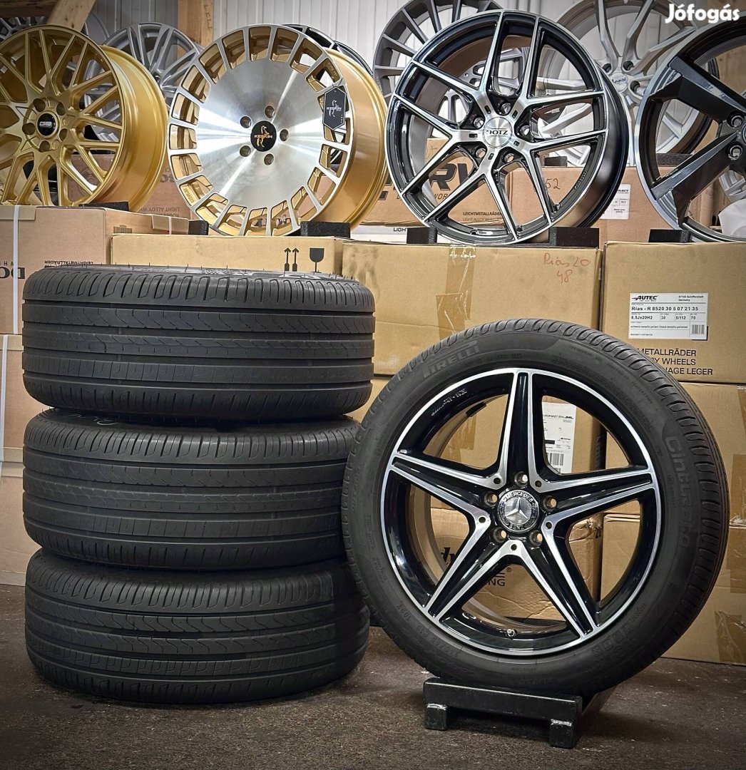 Mercedes AMG 18zoll gyári alufelnik ujszeru nyári gumikkal