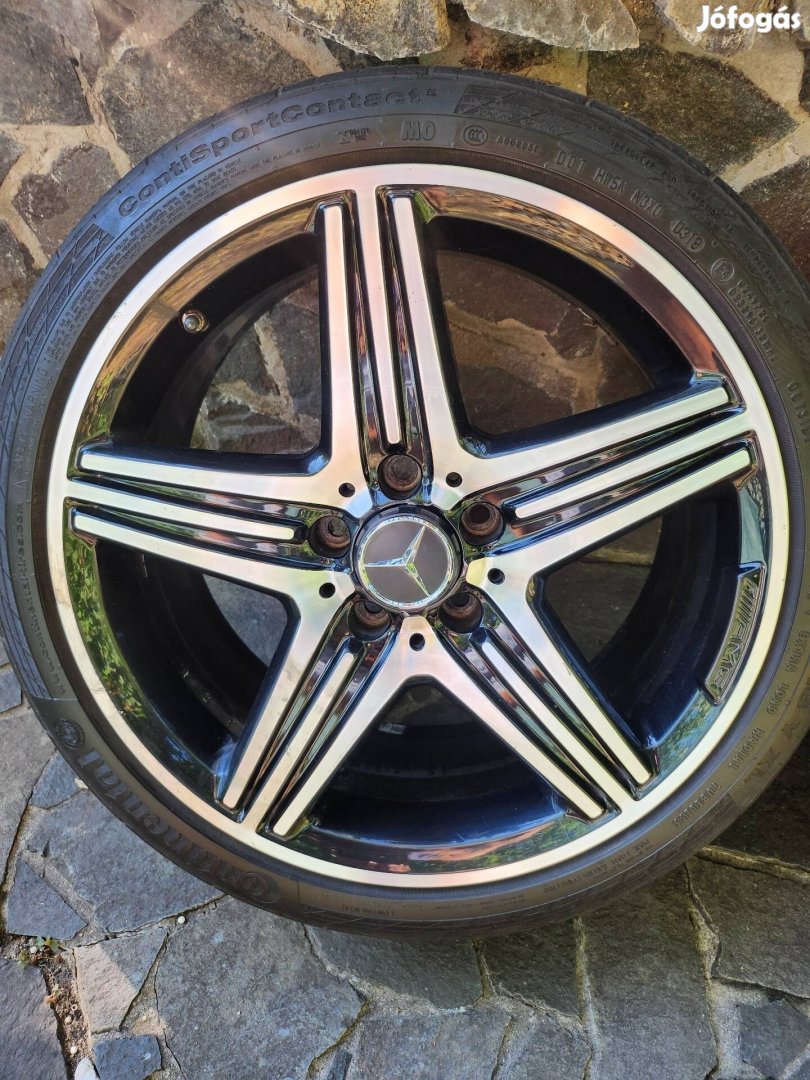 Mercedes AMG 5x112 R18 Bicolor alufelni nyárigumival 