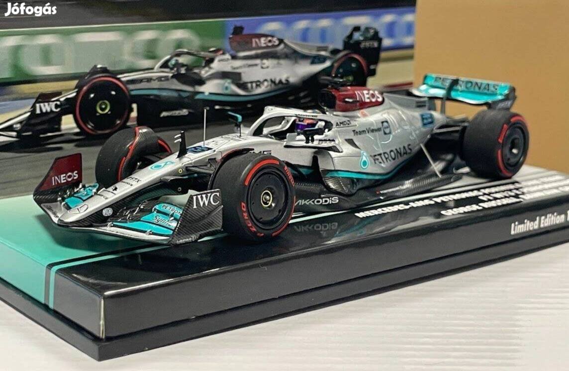Mercedes-AMG F1 W13 E Perf. Russel Bahrain GP 2022 1:43 Minichamps