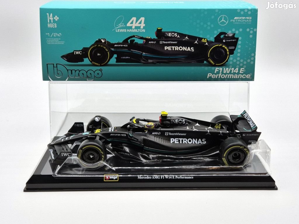 Mercedes AMG Petronas W14 F1 #44 (2023) - Lewis Hamilton -  Bburago -