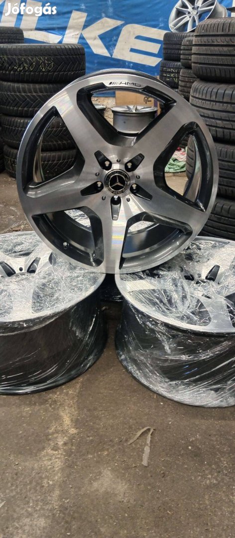 Mercedes AMG gyári 10x21 ET46 frissen felújítva karcosság miatt!!