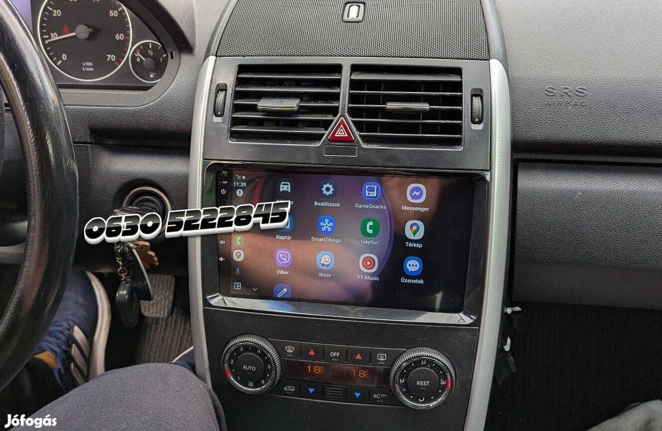 Mercedes A B W245 W169 Android Kijelző Rádió 2Din Multimédia Navigáció