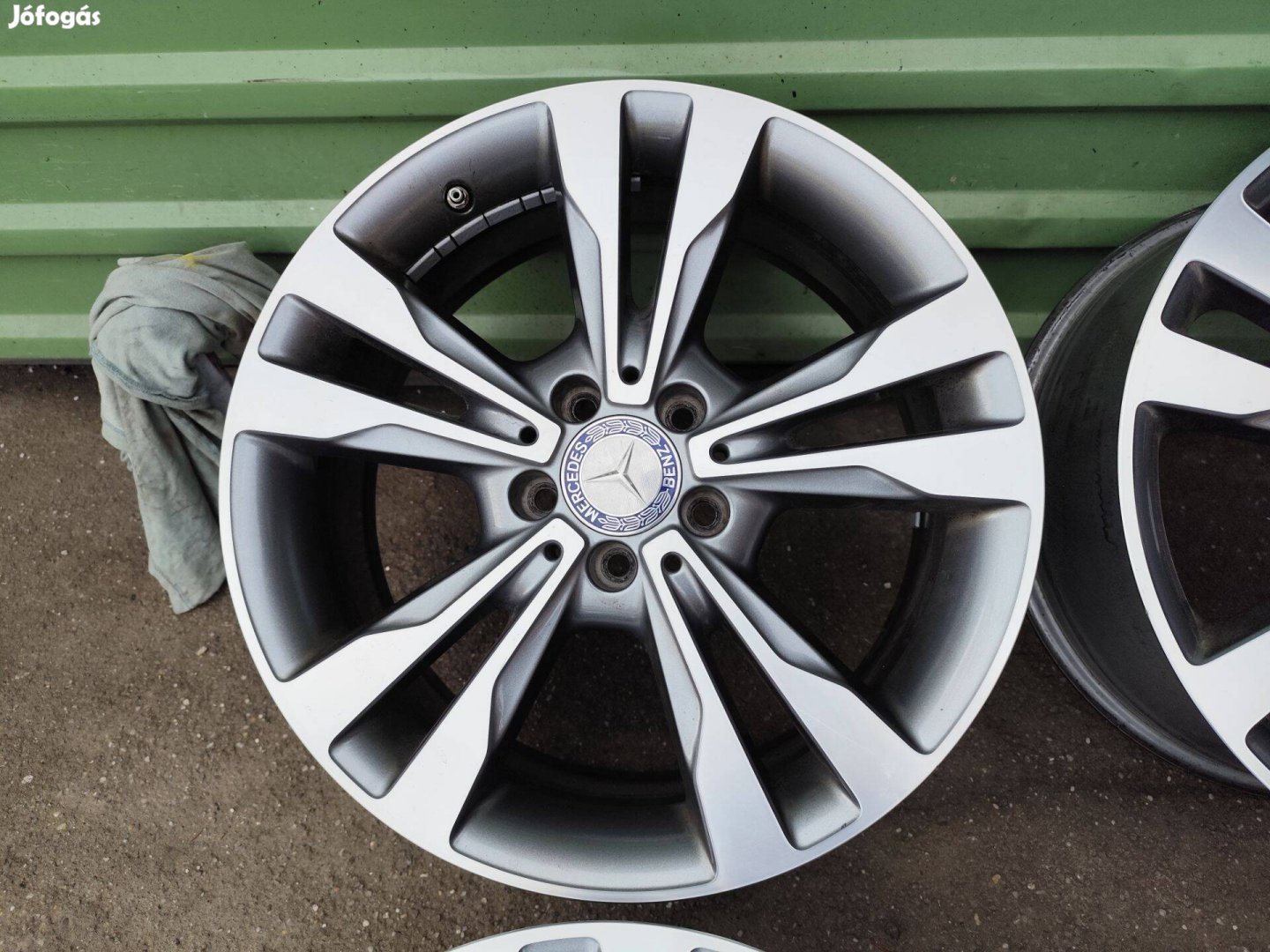 Mercedes A B cla Vito viano gyári alufelni 5x112 17"