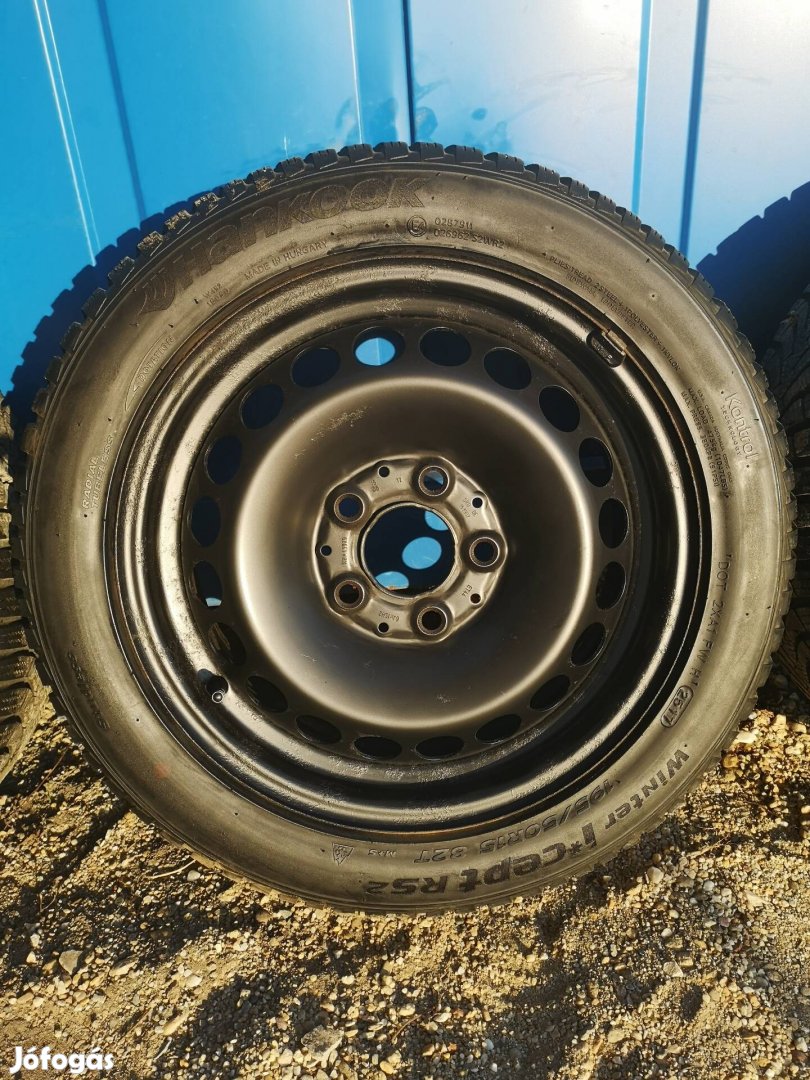 Mercedes A B téli kerék 195/50 R15 5x112 lemez felni