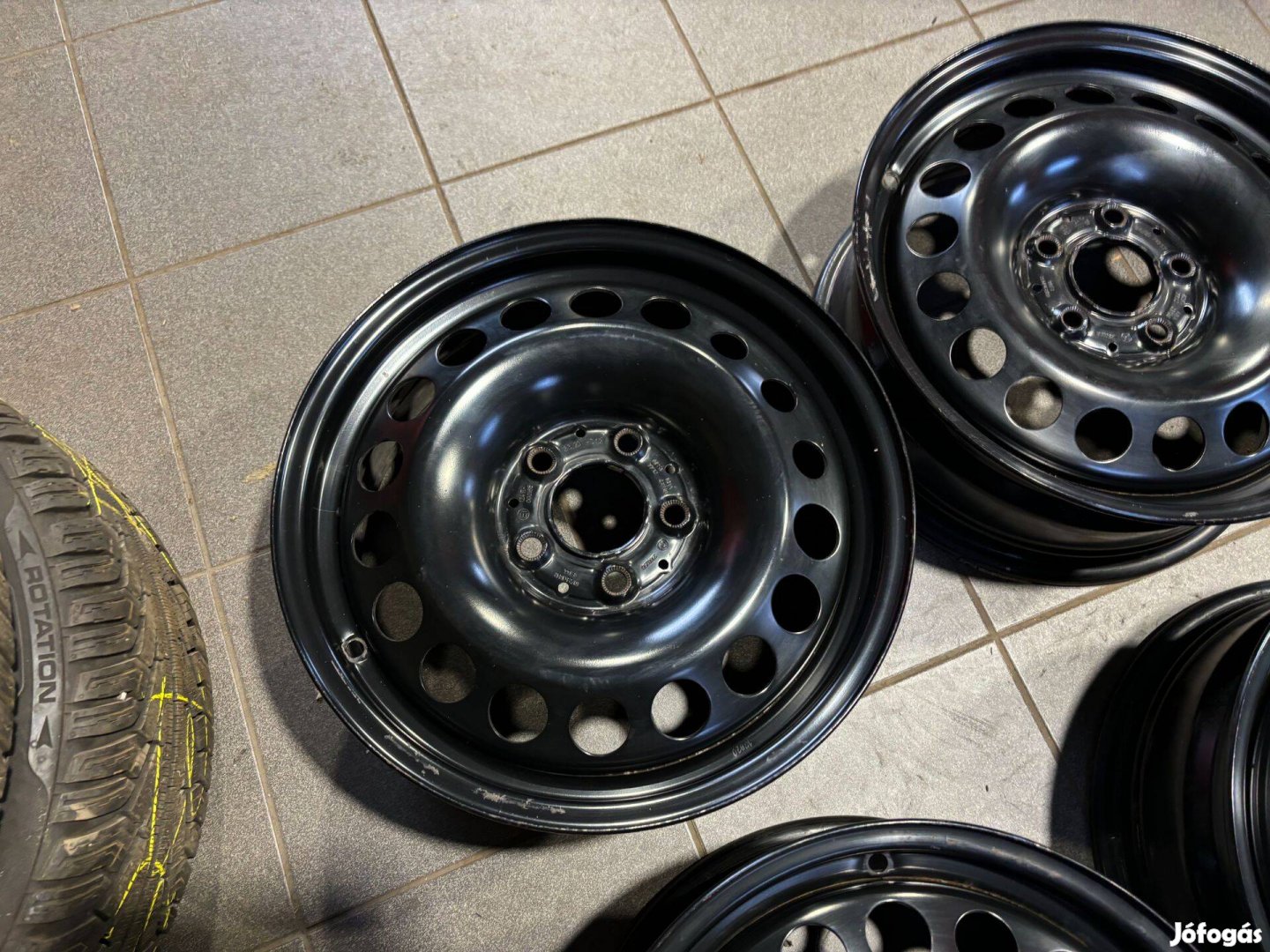 Mercedes A CLA 16" 5x112 gyári lemezfelni eladó 16 coll