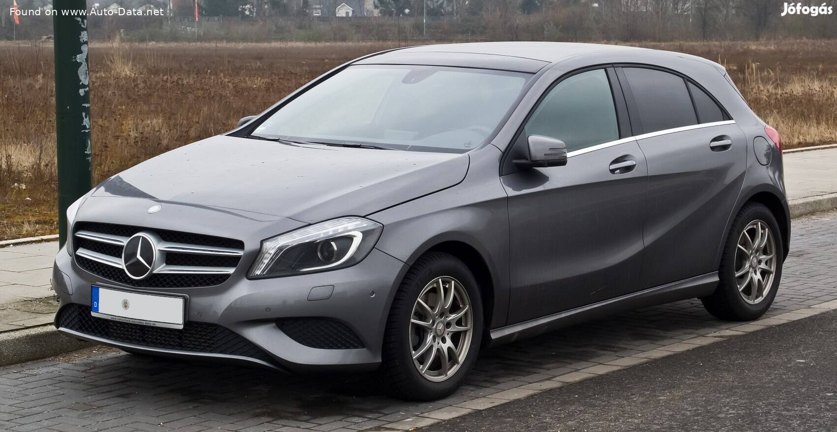 Mercedes A osztály W176 belső oldalsó fekete kárpitok kárpit