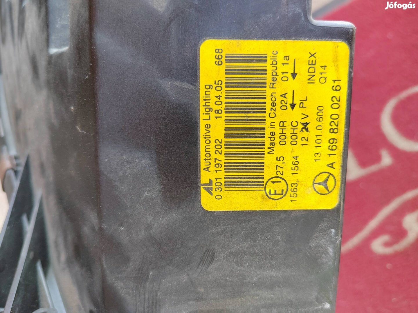 Mercedes A osztály fényszórók W169