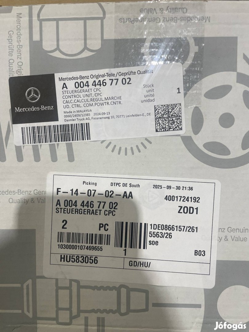 Mercedes Actros CPC elektronika