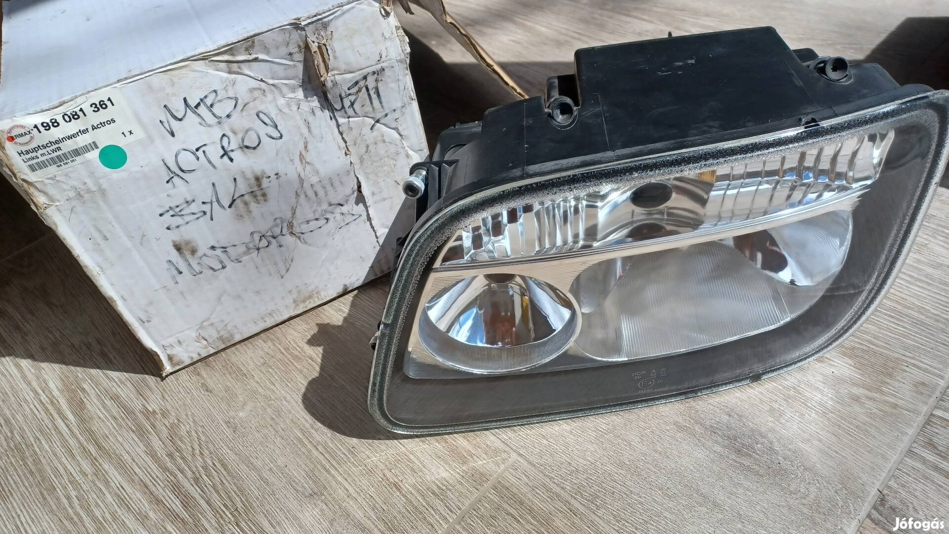 Mercedes Actros MP2 bal fényszóró
