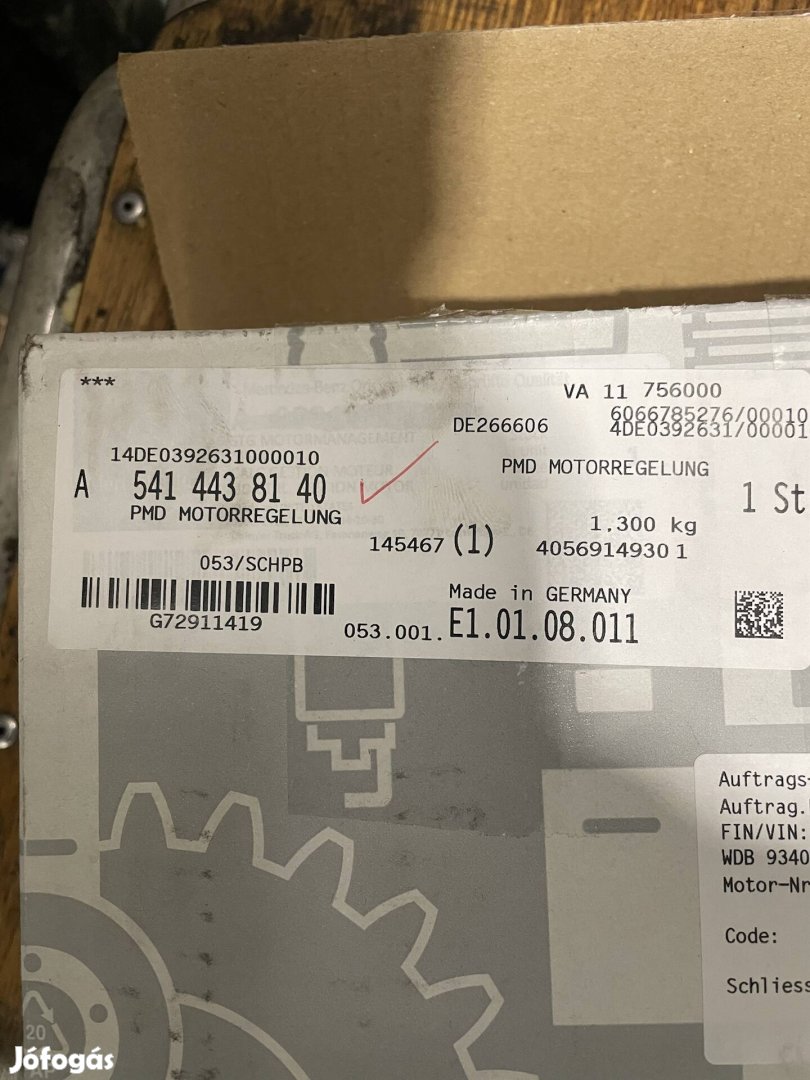 Mercedes Actros Motorvezérlő Mp3