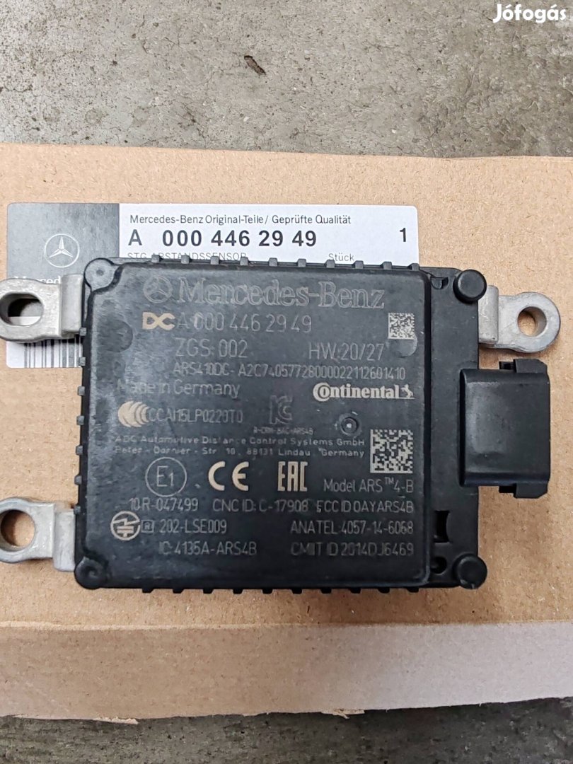 Mercedes Actros mp4-5 radar szenzor A0004462949