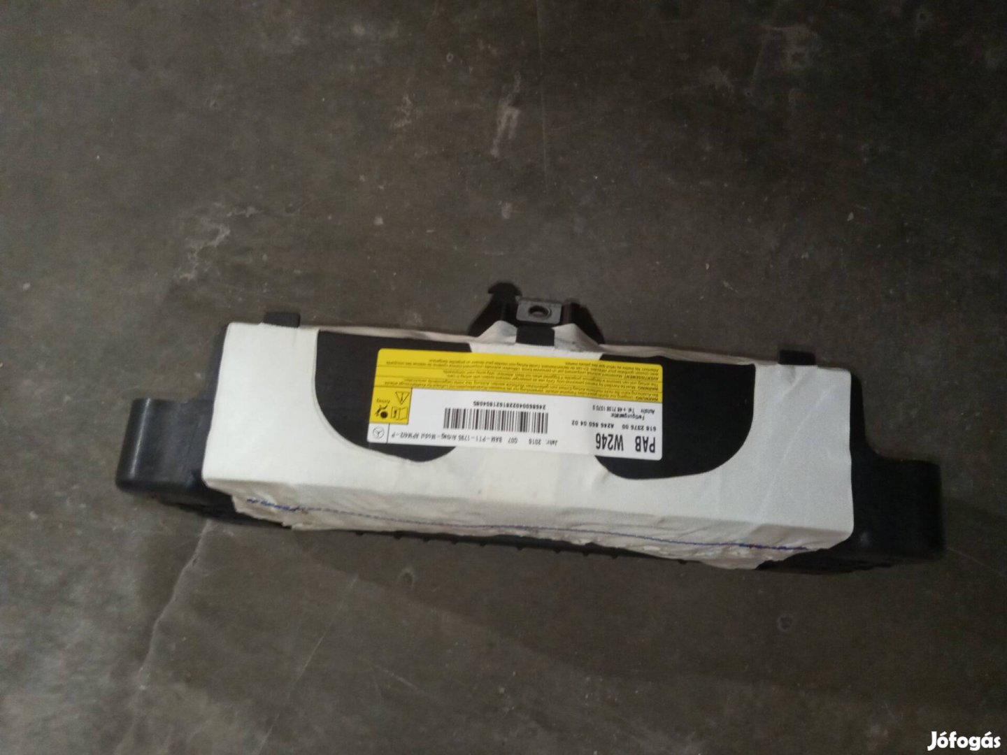 Mercedes B osztály új utas légzsák,w246,
