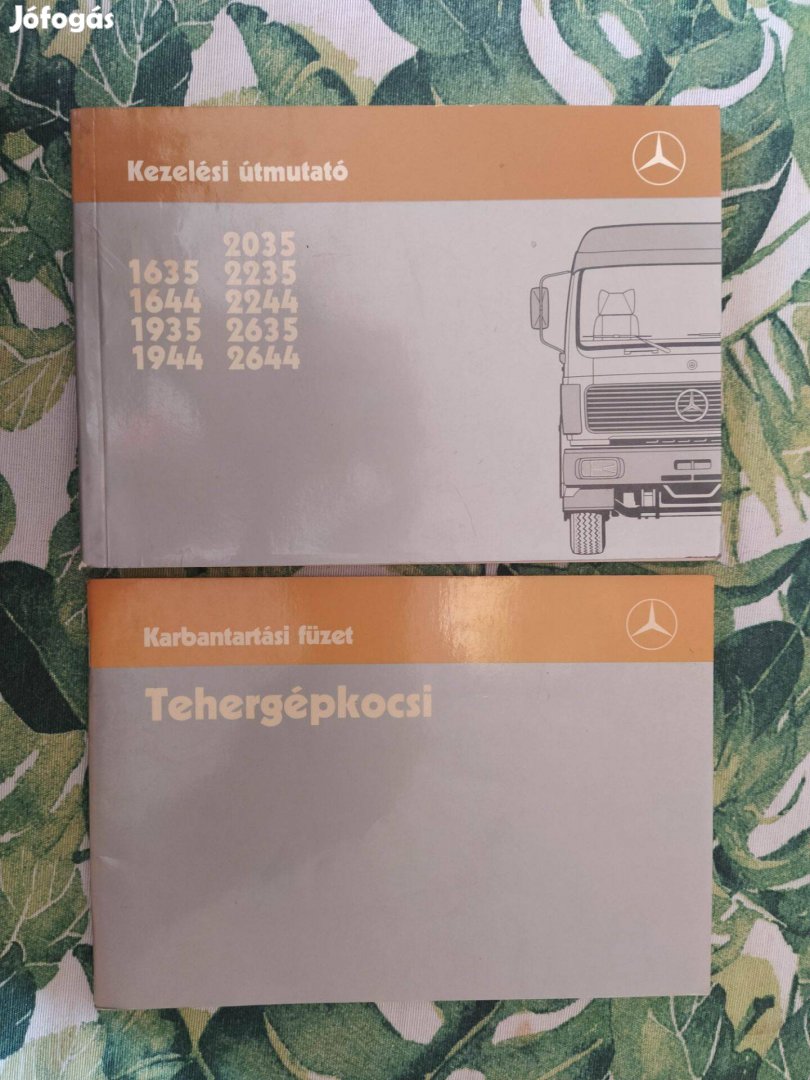 Mercedes-Benz 1635-2644 tgk. 1988 dokumentáció