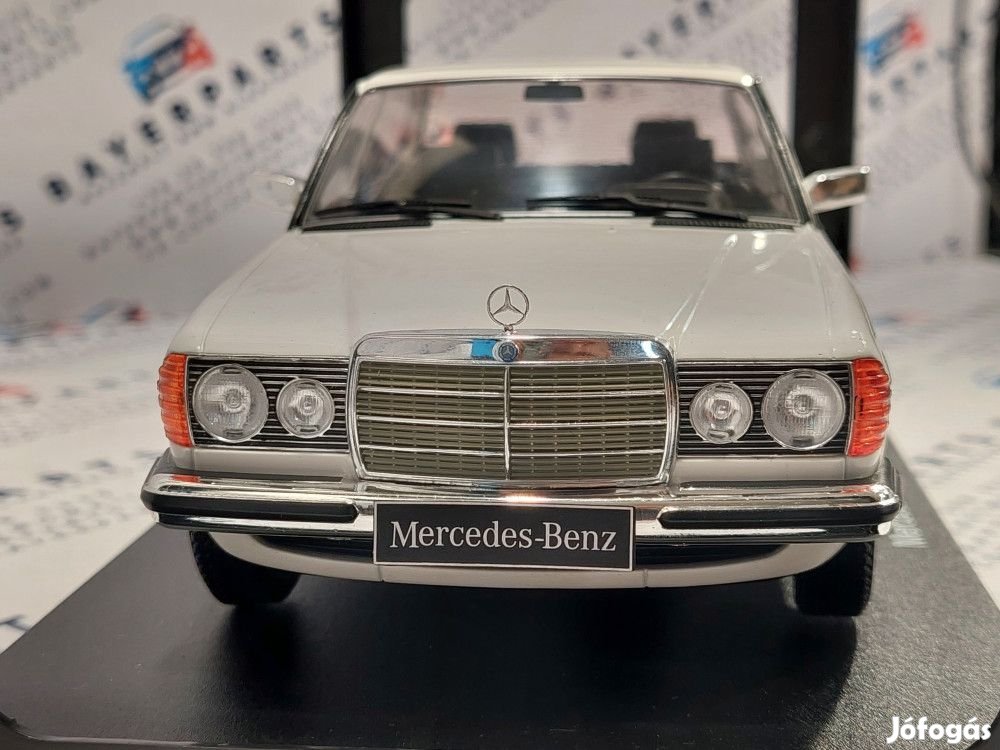 Mercedes Benz 230E W123 (1975) - fehér -  KK-Scale - 1:18