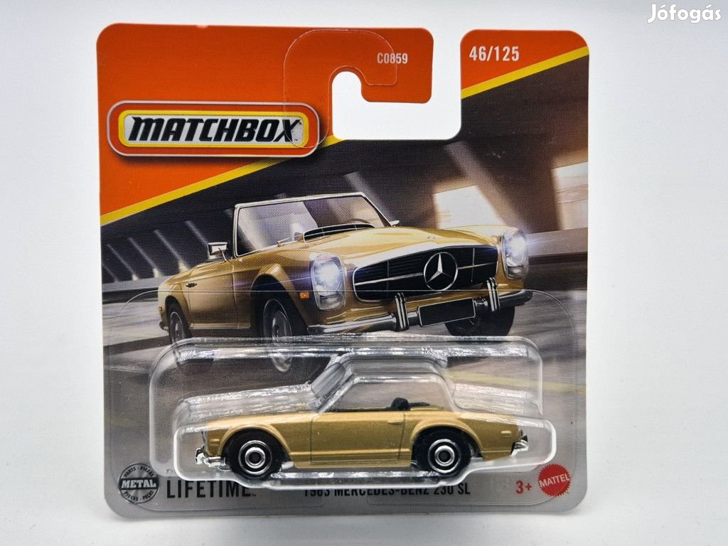 Mercedes Benz 230 SL (1963) - 46/125 - bliszteres  -  Matchbox - 1:64