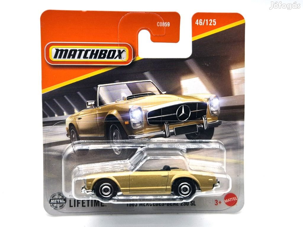 Mercedes Benz 230 SL (1963) - 46/125 - bliszteres  -  Matchbox - 1:64