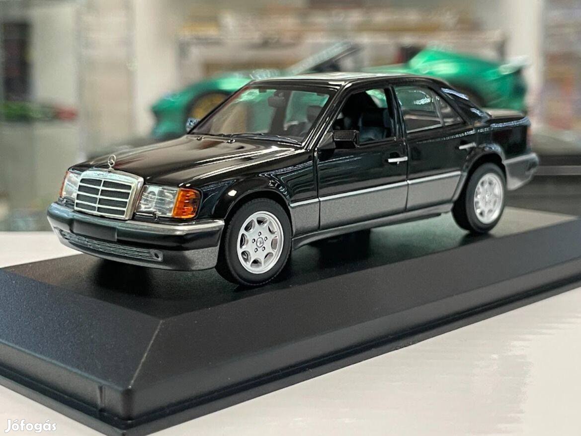 Mercedes-Benz 500E V8 W124 1991 black 1:43 Minichamps Maxichamps Edt