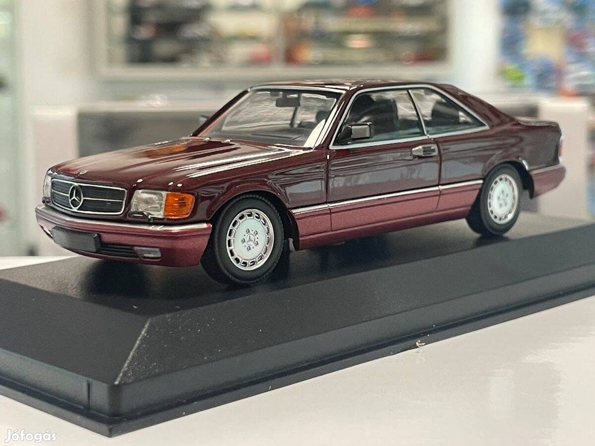 Mercedes-Benz 560 SEC C126 (W126 Coupe) 1986 1:43 Minichamps Maxichamp