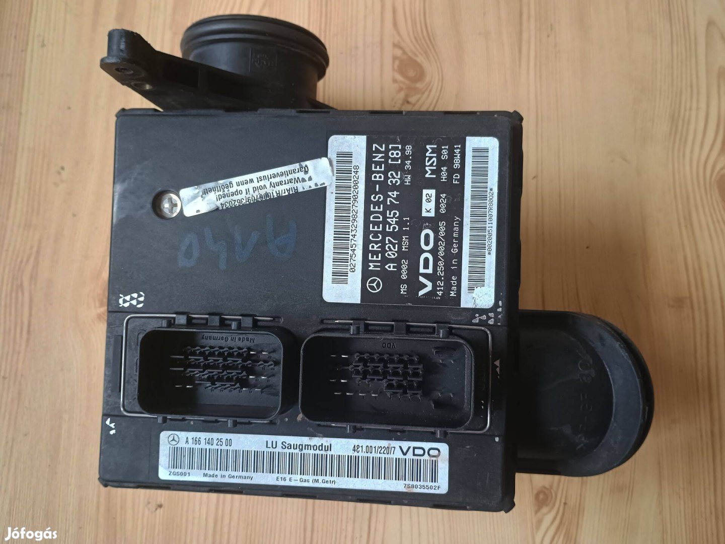 Mercedes-Benz A140 motorvezérlő A 027 545 74 32