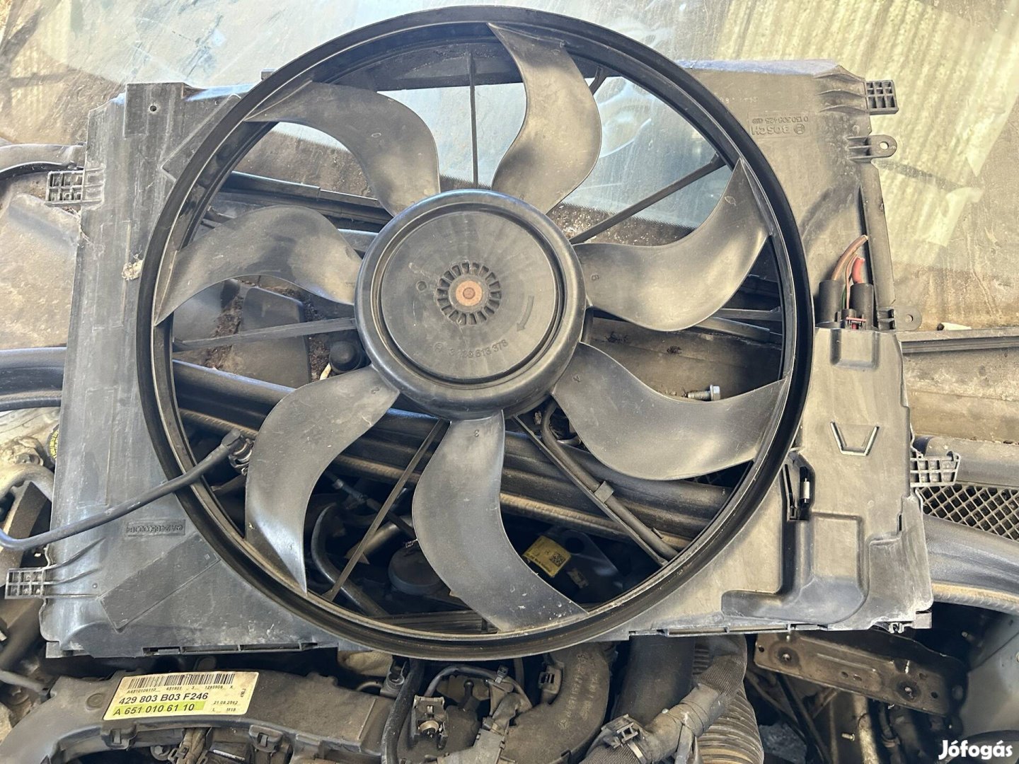 Mercedes Benz A2465000064 ventilátor