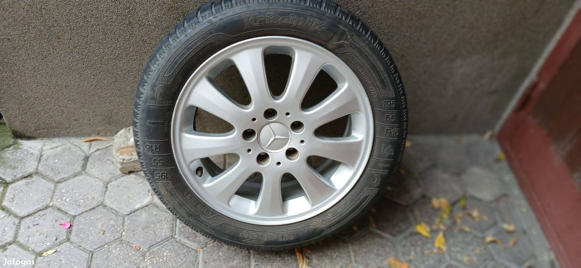 Mercedes-Benz A teljes értékü pótkerék 195/55x16 gumi alufelnin