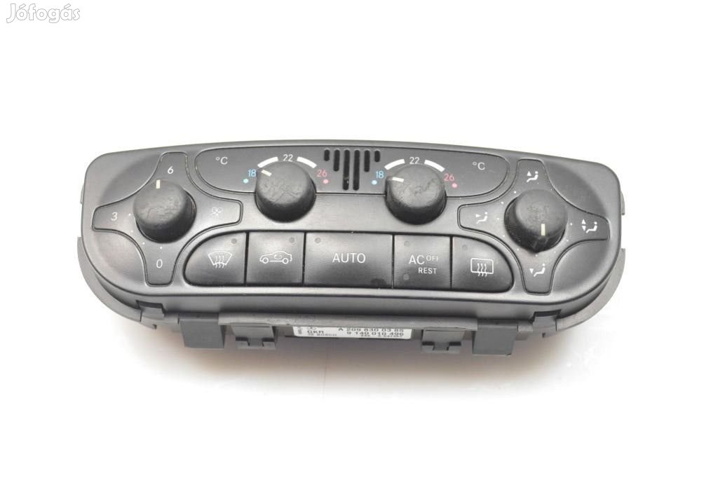 Mercedes Benz C-Osztály 203 Klímapanel, fűtéskacsoló A2098300385