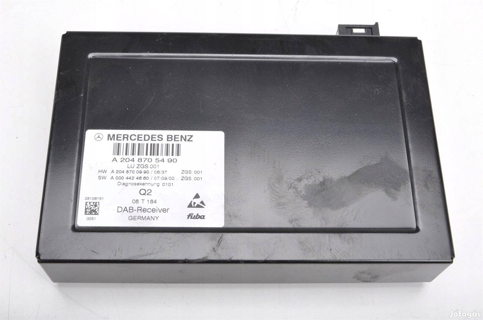 Mercedes-Benz C-osztály W204 DAB, TV modul A2048705490