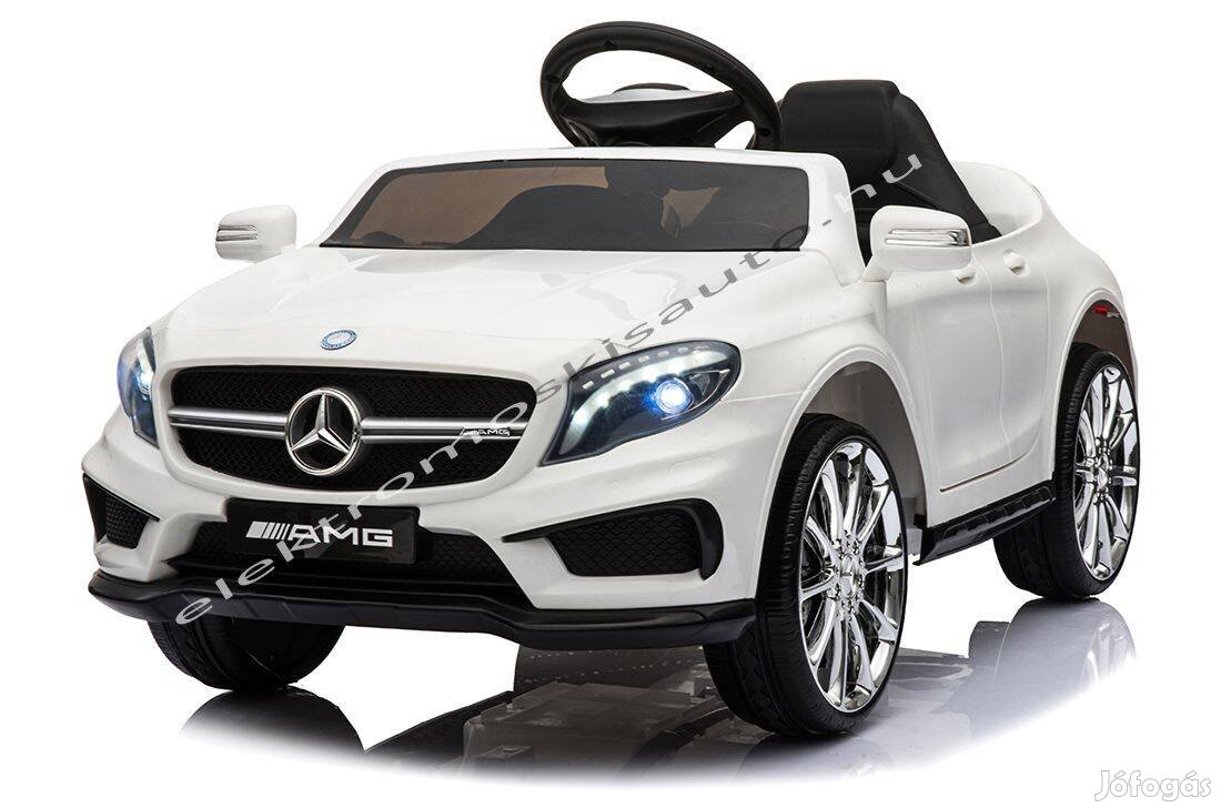 Mercedes Benz GLA 45 AMG fehér 12V-os eredeti elektromos kisautó
