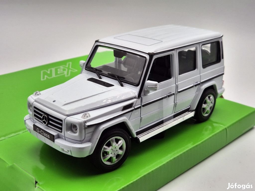Mercedes Benz G osztály (2009) - fehér - Welly - 1:24