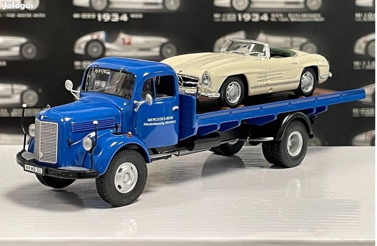 Mercedes-Benz L3500 + 300Sl Roadster W198 1957 1:43 Premium Classixxs