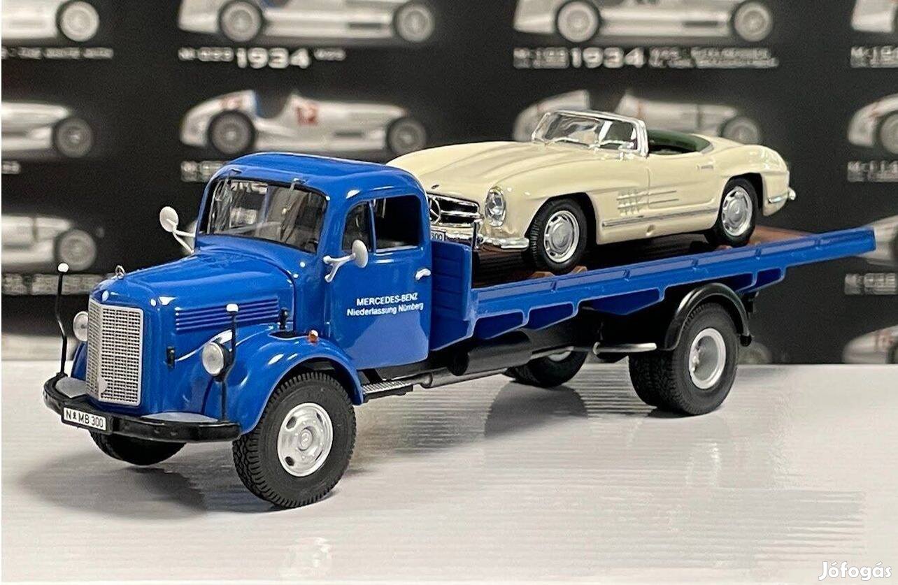 Mercedes-Benz L3500 + 300Sl Roadster W198 1957 1:43 Premium Classixxs